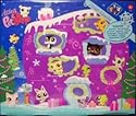 Littlest Pet Shop Figures Exclusive 2008 Advent Calendar with 3 Pets (Including Purple Penguin!)