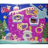 Littlest Pet Shop Figures Exclusive 2008 Advent Calendar with 3 Pets (Including Purple Penguin!)