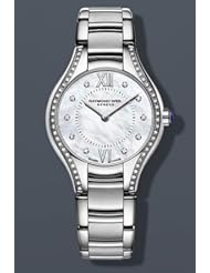 Raymond Weil Noemia Mother of Pearl Diamond Dial Ladies Watch 5124-STS-00985