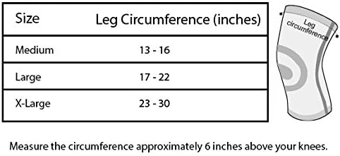 Supreme Gear Compression Bamboo Knee Brace with Gel Pad, Large