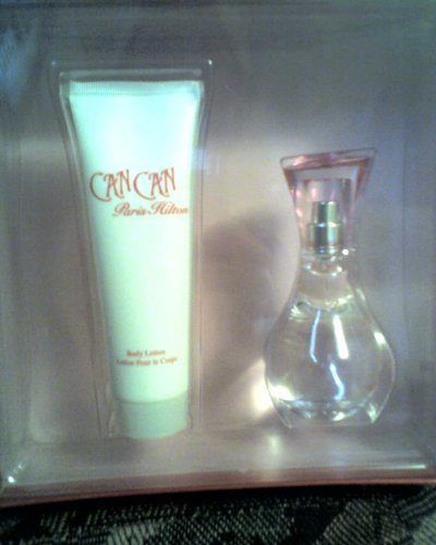 PARIS HILTON CAN CAN EAU DE PARFUM SPRAY 2pc GIFT SET WITH BODY LOTION