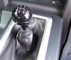 Shiftworks M2-5 5-Speed Bullitt Black Shift Knob & Boot Retainer
