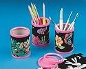 Craft Express Velvet Pencil Holders Craft Kit (Makes 12)