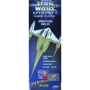 Estes Star Wars Naboo Fighter Catapult Flying Model Glider