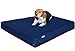 Dogbed4less Premium Orthopedic Memory Foam Dog Bed for Medium Large Dogs, Washable Durable Denim Cover, Waterproof and Extra External Pet Bed Case 37