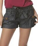 XOXO - XOXO Belted Denim Short Shorts