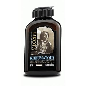 Lakota Rheumatoid Formula 75 capsule size. by Lakota