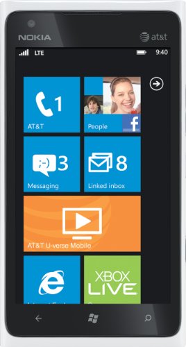 Nokia Lumia 900 4G Windows Phone, White (AT&T)