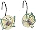 Creative Bath Products Garden Gate Collection Curtain, Shower Hooks, 12 Pack, Lilac