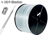 125dB Koaxial Antennen Kabel (STAKU) 5fach geschirmt 30m inclusive 10 x F-Stecker 125dB Koaxial Antennen Kabel (STAKU) 5fach geschirmt 30m inclusive 10 x F-Stecker