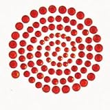 Kaisercraft Self-Adhesive Rhinestones 100/Pkg, Red