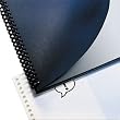 GBC Leather Look Premium Presentation Covers, Binding Covers, Non-Window, Rounded Corners, Black, 200 Pieces Per Box (2000712)