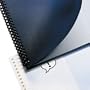 GBC Leather Look Premium Presentation Covers, Binding Covers, Non-Window, Rounded Corners, Black, 200 Pieces Per Box (2000712)