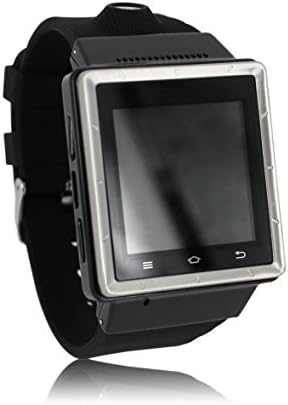 WIFI Watch,Facleta 1.54" Android Smart Watch 3G WCDMA Wristwatch Bluetooth SmartWatch Cell Phone MTK6577 Dual Core 2MP Camera GPS Navigation Fitness Tracker (BLACK)