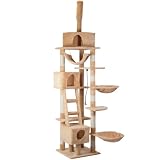 Leopet� KBD010/2beige Kratzbaum h�henverstellbar von 2,30 bis 2,50 m deckenhochvon "Leopet�"