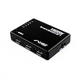 Neet� - 5 Port HDMI AUTO SWITCH BOX with REMOTE - 5x1 (5 way input 1 output) - 1080p Full HD - v1.3b HDMI Switcherby Neet Cables