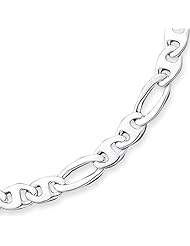 Sterling Silver 9.5mm Fancy Anchor Link Chain - 20 Inch