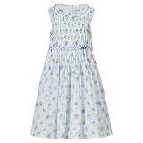 Girls' Perfectly Dressed® Sleeveless Dress - Blue Rosettes
