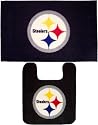 Pittsburgh Steelers 2pc Bathroom Mats Rug Collection New