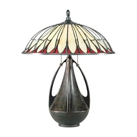 Quoizel Alahambre I Tiffany 2 Light Table Lamp