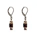 Earrings - E246 - Triple Octagon Beads ~ Copper (47)