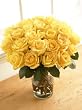 Two Dozen Yellow Sunshine Roses