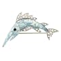 Rhinestone Swordfish Brooch