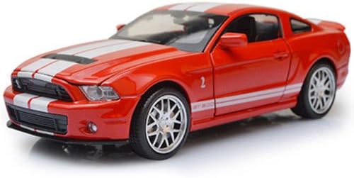 Eyevison Ford Mustang Sports Car Vehicle 1/32 Alloy Diecast Car Model w/light&amp;sound Red
