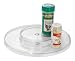 interDesign 56630 Linus Series 2-Tier Clear Resipreme Turntable