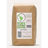 Tiny Footprint Coffee Organic Light Roast Whole Bean Coffee 3 Pound Bag