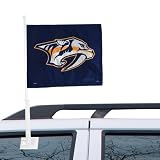 NHL Nashville Predators Navy Blue Car Flag
