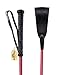 BLACK, PINK, PURPLE, or FUCHSIA Riding Crop Horse Whip With Leather Slapper Nice Quality The Real THING NOT COSTUME JUNK! By, Prairie Horse Supply