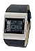 Bench gents LCD, black strap watch