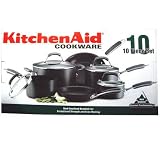 KitchenAid Gourmet Fundamentals Hard Anodized 10 Piece Cookware Set KitchenAid Gourmet Fundamentals Hard Anodized 10 Piece Cookware Set