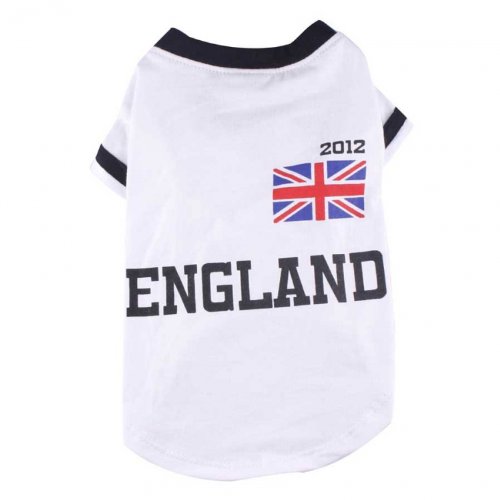 Hunde-Nationalltrikot England 2012 EM005C-S von Doggydolly