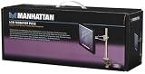 MANHATTAN LCD Monitor Arm Fuer 1 Monitor dreh- und schwenkbarer Arm Einfache Installation keine Bohrungen notwendig