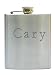 Stainless steel flask. Engraved name: Cary