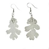 925 Silver Lacey Oak Leaf Earrings