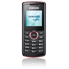 Samsung E2120 candy-red Handy