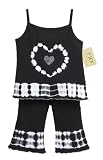 JoJo Designs 2 Piece Tie Dye Heart Outfit, 12 to 18 Months