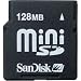 SanDisk SDSDQ-128-A10M 128 MB Mini SD Card