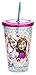 Zak! Designs Chill Insulated Tumbler with Screw-on Lid and Straw with Elsa & Anna from Frozen, 14.5-Ounce, BPA-free