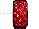 Samsung Galaxy S i9000 Novoskins CoCo NoVo Red Quilted TPU Case