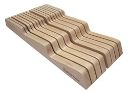 Wusthof 14-Slot In-Drawer Knife Organizer Tray, Oak