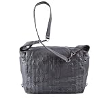 Sac port&eacute; &eacute;paule LUCA Gris, sign&eacute; FEYNSINN - besace hobo en cuir