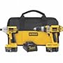 DEWALT DC984IA Heavy Duty 14.4-Volt Ni-Cad Cordless 2-Tool Combo Kit