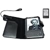 SUNNY SAVERS AMAZON KINDLE 3 3G 3RD GENERATION WIFI BLACK EXECUTIVE LEATHER CASE COVER WALLET (FOR LATEST KINDLE) WITH SUPER LED READING LIGHT LIGHTENED LAMP AND KINDLE3 SCREEN PROTECTOR