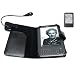 SUNNY SAVERS AMAZON KINDLE 3 3G 3RD GENERATION WIFI BLACK EXECUTIVE LEATHER CASE COVER WALLET (FOR LATEST KINDLE) WITH SUPER LED READING LIGHT LIGHTENED LAMP AND KINDLE3 SCREEN PROTECTOR