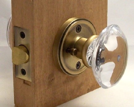 Antoinette Privacy Crystal Egg shape Door knob Set with handcrafted Antique Brass (or chrome on request) Antoinette Privacy Crystal Egg shape Door knob Set with handcrafted Antique Brass (or chrome on request)