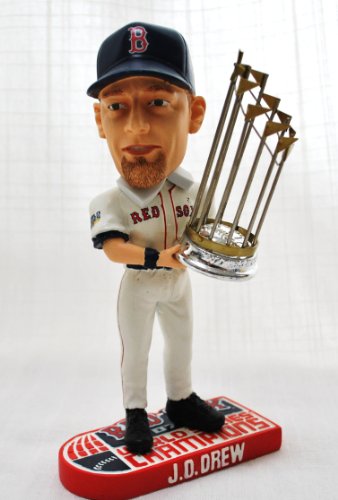 BOSTON RED SOX #7 JD DREW 2007 WORLD SERIES COLLECTORS EDITION BOBBLEHEAD BOBBLE